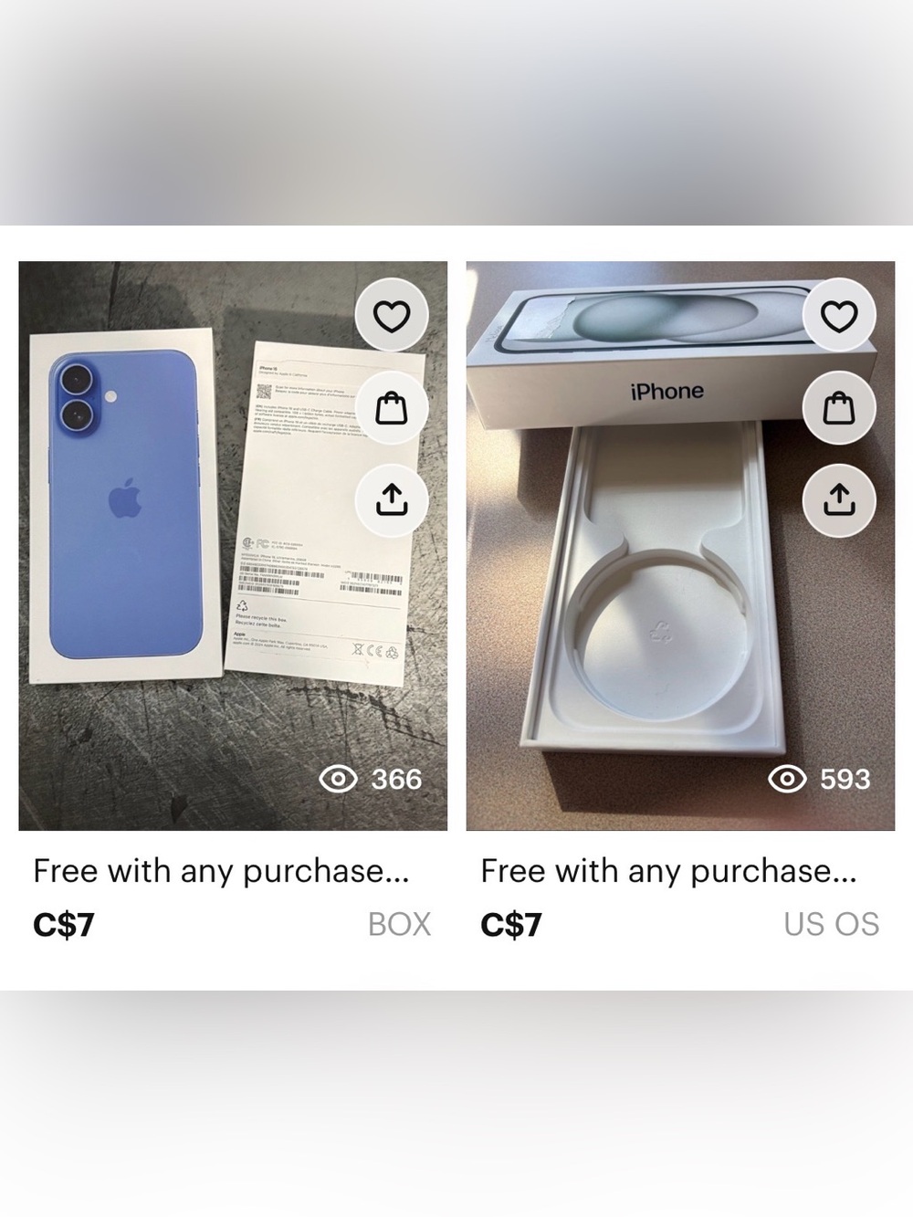 Apple iPhone Boxes